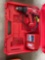 Milwaukee cordless drill and charger in case