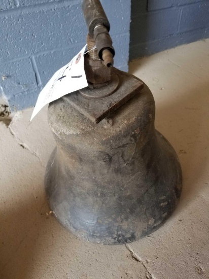 Cast iron locomotive bell
