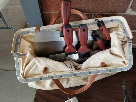 Set of Marshalltown drywall tools