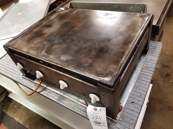 30-in. gas griddle, works