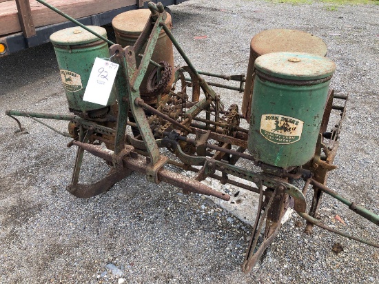 John Deere 3pt. 2 row corn planter