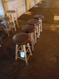 4 bar stools, matching