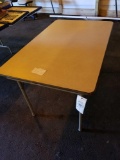 4 ft. folding tables, bid x 7