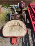 Tractor seat, beer lights