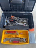 Toolbox with tools, some are craftsman