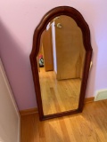 Mirror with Wood Rim