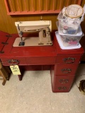 Sewing Cabinet and Sewing Items