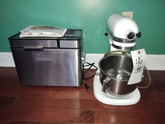 Cuisinart Bread Maker & KitchenAid Stand Mixer