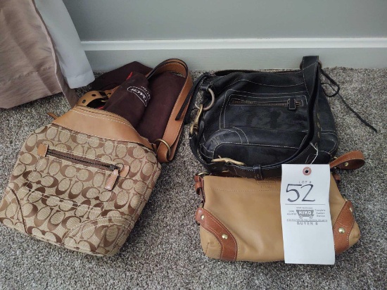 3 Coach Purses