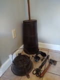 Primitives incl. Butter Churn, Waffle Iron, Mallet, Thongs