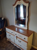 4-Pc. Double or Queen Bedroom Suite w/ Bed, Chest of Drawers, Dresser w/ mirror and nightstand