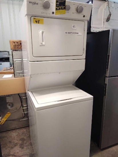 Whirlpool Gas Washer/Dryer Combo Model #WGTLV27HW