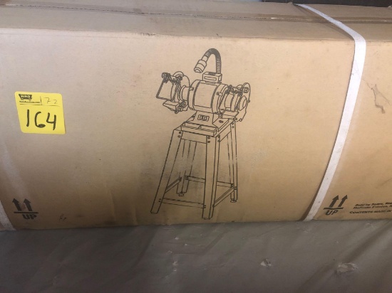 Craftsman 6-inch bench grinder and leg set in box
