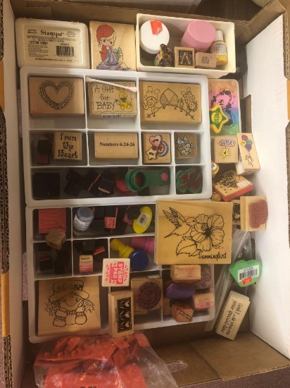 Collection of craft stamps
