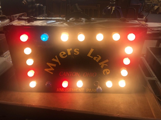 Myers Lake Amusement Park lightup advertising