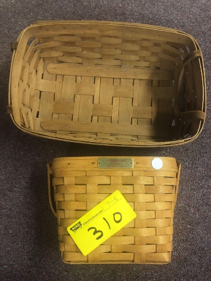 2 Longaberger baskets