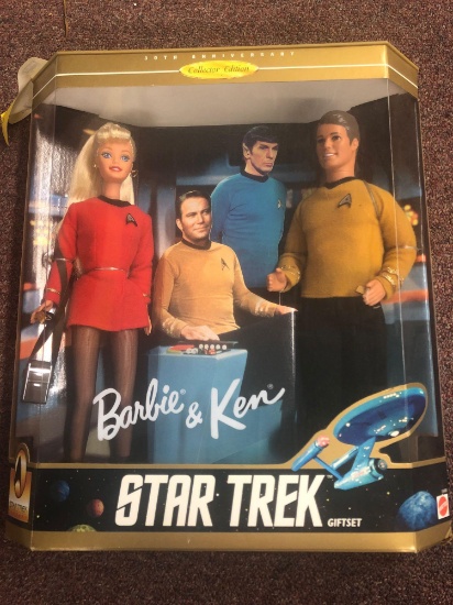 Barbie and Ken Star Trek gift set 30th Anniversary, in box