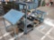 3 Rolling Carts, 1 Rolling Shelf, Metal Drafting Table