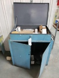 Metal Cabinet and Contents