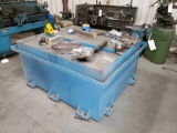 Heavy Duty Steel Layout Table with Vise