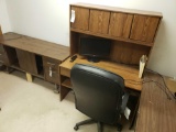 Cabinet, Desk, Office Chair