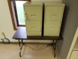 Filing Cabinets, Table