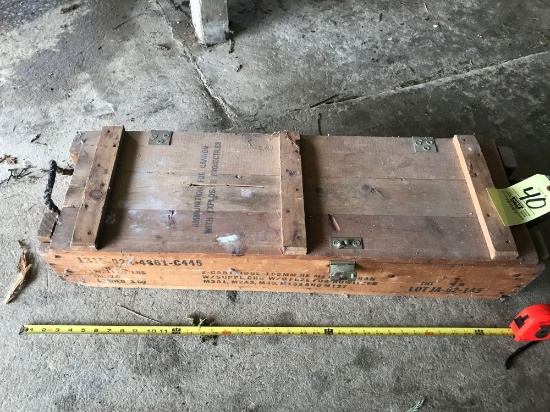 Wood ammo crate