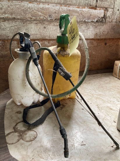 Hand pump sprayers