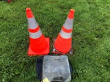 Two 28inch cones