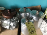 Canister set, misc, teapots