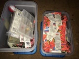Two totes of fishing lures