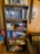 Bookshelf and books