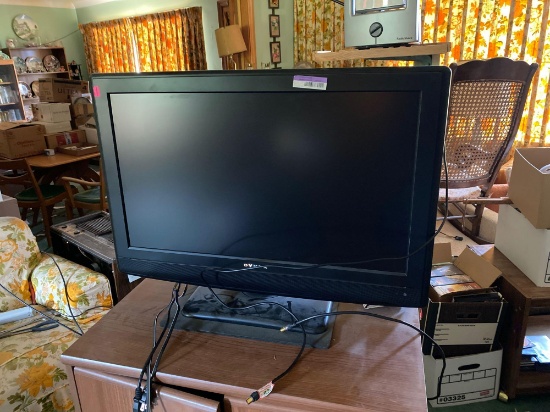 Flat screen TV, DVDs, new items, heater