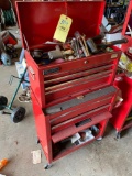 Clarke stack toolbox with contents, four pieces of snap on