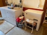 Clothes washer and dryer, ironrite mangle iron