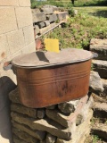 Copper boiler with lid