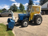 Ford 1700 diesel tractor w/ snow blower