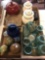 Ball canning jars, cookie jars, and miscellaneous glassware
