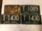 1948, 1961, 1964 license plates