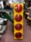 Plastic four-light traffic light