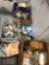 Five boxes or totes of miscellaneous items