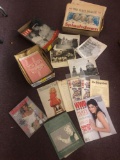 Life magazines, vintage Plain Dealer newspapers, vintage photos, and other miscellaneous items
