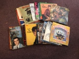 Records including the Monkees, Beatles, and Elvis