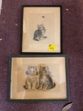 (2) Cat Prints