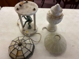Antique Lamp and Shades