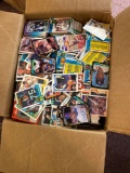 Full Boxes of Baseball and Football Cards