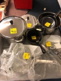 Collection of pots and pans
