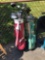 2 sets of golf clubs