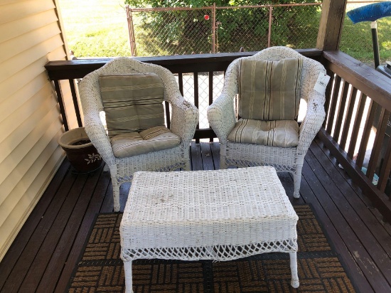 3-pc. Wicker patio set