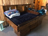 Water bed with extra accessories